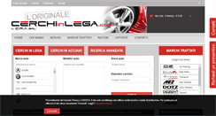 Desktop Screenshot of cerchiinlega.com